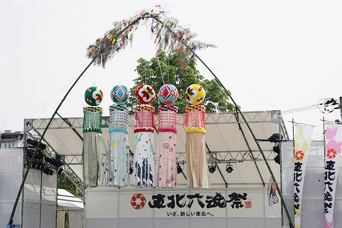 東北六魂祭での仙台七夕飾り～山形市内～ image01