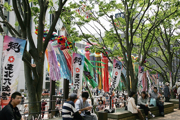 東北六魂祭での仙台七夕飾り～山形市内～ image03